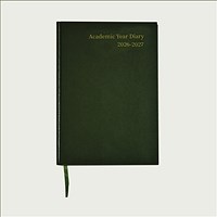 5 Star Academic Diary Week To View A5 Green 2026-2027