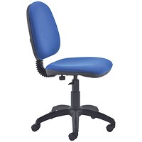 Jemini Medium Back Ergonomic Operator Chair, Blue