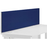 Astin Desk Screen, 1390x390mm, Blue