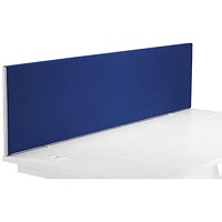 Astin Desk Screen, 1590x390mm, Blue Astin Desk Screen, 1590x390mm, Blue
