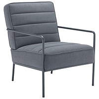 Astin Russell Reception Wire Frame Armchair, Grey