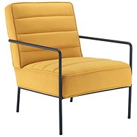 Astin Russell Reception Wire Frame Armchair, Yellow