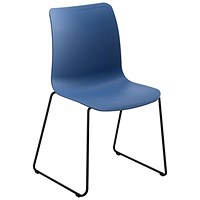 Astin Logi Skid Chair, Blue