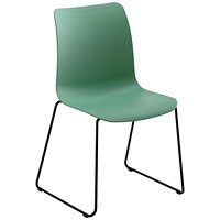 Astin Flexi Skid Chair, Green