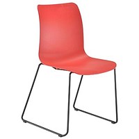 Astin Logi Skid Chair, Red Astin Logi Skid Chair, Red