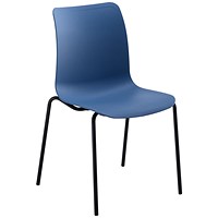 Astin Flexi 4 Leg Chair, Blue