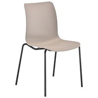 Astin Logi 4 Leg Chair, Grey