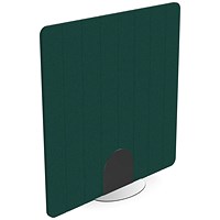 Serrion PET Freestanding V-Groove Acoustic Screen 1200x1200mm Green