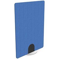 Serrion PET Freestanding V-Groove Acoustic Screen 1200x1600mm Blue