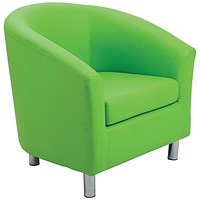 Jemini Polyurethane Tub Armchair, Lime