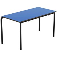 Titan Crush Bent Frame Table 1200x600x640mm Blue/Black