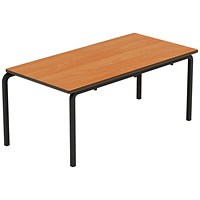Titan Crush Bent Frame Table 1100x550x460mm Beech/Black