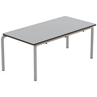 Titan Crush Bent Frame Table 1100x550x460mm Grey
