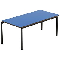 Titan Crush Bent Frame Table 1100x550x460mm Blue/Black