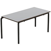 Titan Crush Bent Frame Table 1100x550x530mm Grey/Black