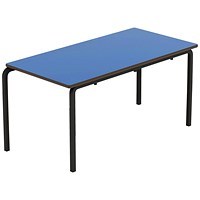 Titan Crush Bent Frame Table 1100x550x530mm Blue/Black