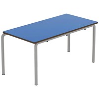 Titan Crush Bent Frame Table 1100x550x530mm Blue/Grey