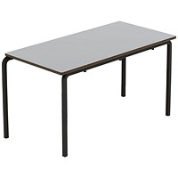 Titan Crush Bent Frame Table 1100x550x590mm Grey/Black