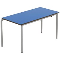 Titan Crush Bent Frame Table 1100x550x590mm Blue/Grey