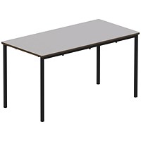Titan Fully Welded Frame Table 1200x600x640mm Grey/Black