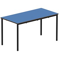 Titan Fully Welded Frame Table 1200x600x640mm Blue/Black