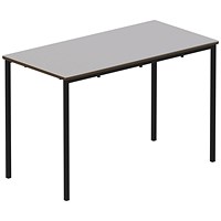 Titan Fully Welded Frame Table 1100x550x530mm Grey/Black