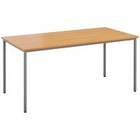 Jemini Rectangular Table, 1600x800mm, Beech