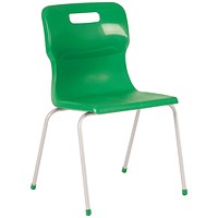 Titan 4 Leg Classroom Chair, 438x398x670mm, Green Titan 4 Leg Classroom Chair, 438x398x670mm, Green