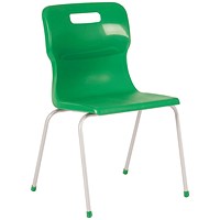 Titan 4 Leg Classroom Chair 497x495x820mm Green