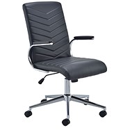 Jemini Tarragona Medium Back Managers Chair, Black