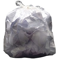 2Work Swing Bin Liner 45 Litre White (Pack of 1000)