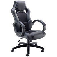 Arista Bolt Executive Racing Chair, Black