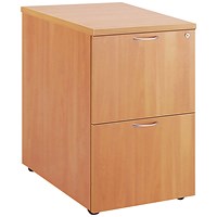 First Foolscap Filing Cabinet, 2 Drawer, Beech