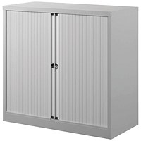 Jemini Low Tambour Unit, Supplied Empty, 1030x480x1000mm, Grey