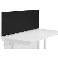 First Desk Screen, 1200x400mm, Black