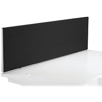 First Desk Screen, 1400x400mm, Black