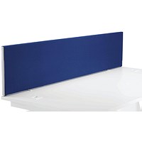 First Desk Mounted Screen1800x25x400mm Special Blue