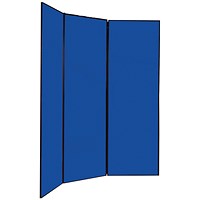 Q-Connect Multi-Fold Jumbo Display System, 2400x1800mm, Blue