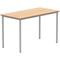 Astin Rectangular Table, 1200x600x730mm, Beech
