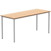 Astin Rectangular Table, 1600x600x730mm, Beech