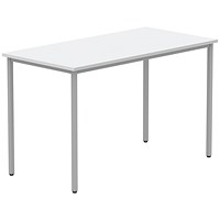 Astin Rectangular Table, 1200x600x730mm, White