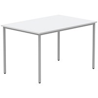 Astin Rectangular Table, 1200x800x730mm, White