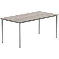 Astin Rectangular Table, 1600x800mm, Grey Oak
