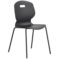 Titan Arc Four Leg Classroom Chair, Size 5, Anthracite