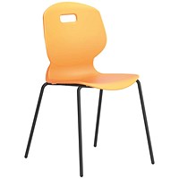 Titan Arc Four Leg Classroom Chair, Size 5, Marigold