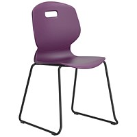 Titan Arc Skid Base Chair, Size 5, Grape
