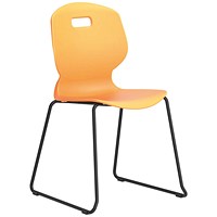 Titan Arc Skid Base Chair, Size 6, Marigold