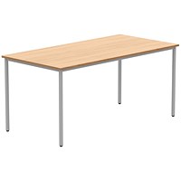Polaris Rectangular Multipurpose Table, 1600x800x730mm, Beech