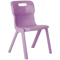 Titan One Piece Classroom Chair, 435x384x600mm, Purple, Pack of 10 Titan One Piece Classroom Chair, 435x384x600mm, Purple, Pack of 10