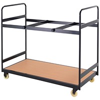 Titan Folding Exam Desk Trolley, 25 Capacity, 600x1225x1150mm